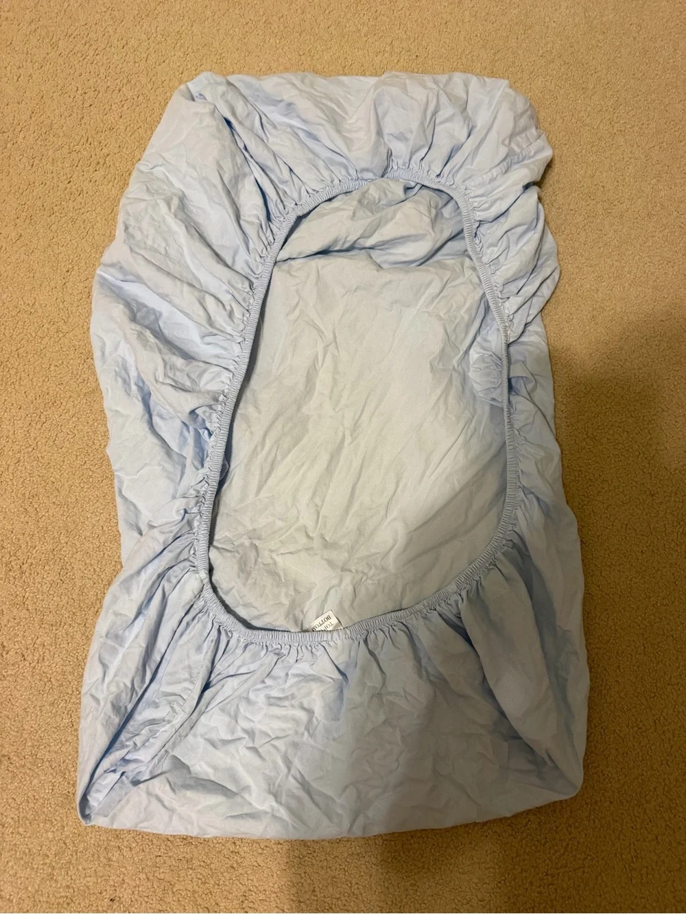 Cloud Island Baby Crib Toddler Bed Fitted Crib sheet solid baby light blue